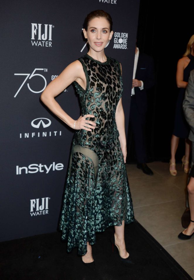 Alison Brie - 2017 HFPA and InStyle Golden Globe Season in LA